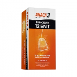 Anaca 3 Infusions Minceur 12 en 1 24 sachets